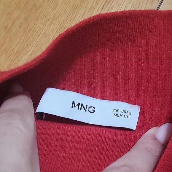 Mango Red Cowl Neck Sweater - Picture 4 of 8